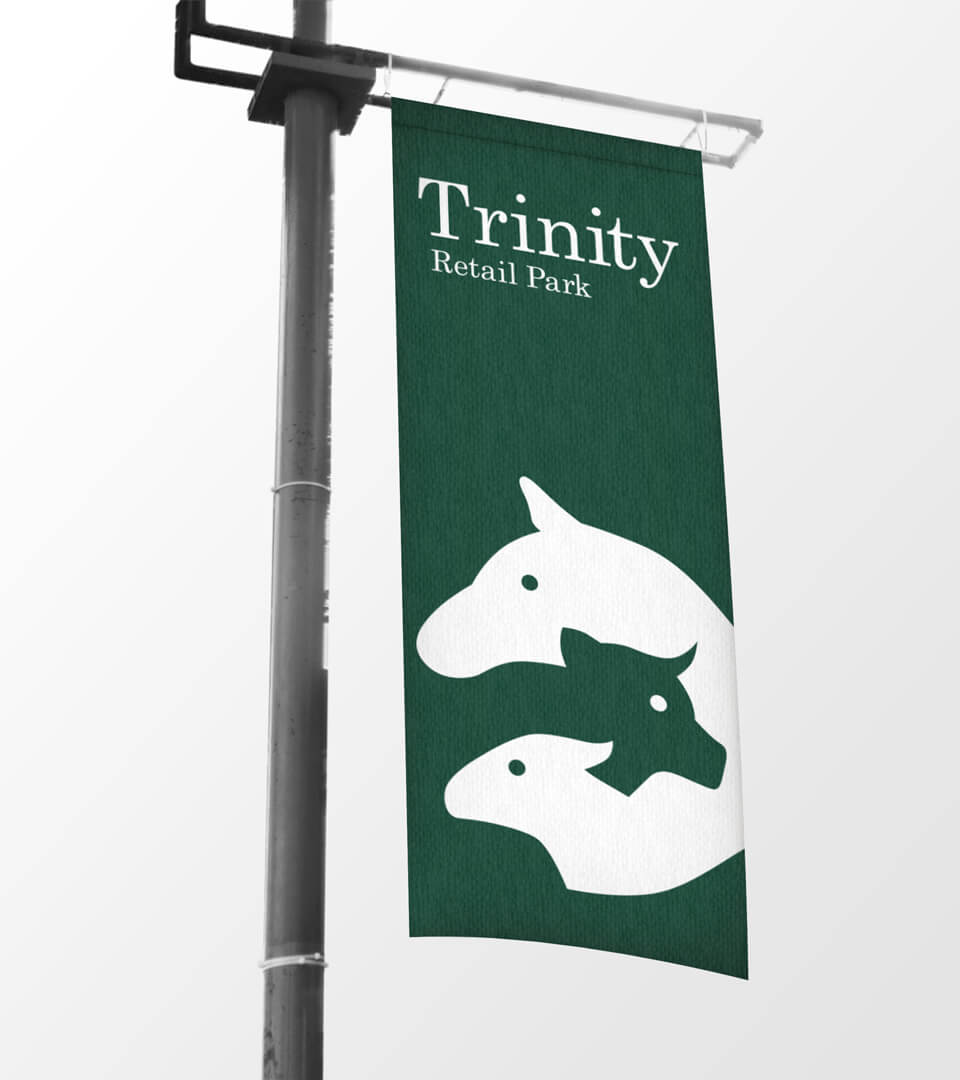 Trinity Retail Park Banner Sign