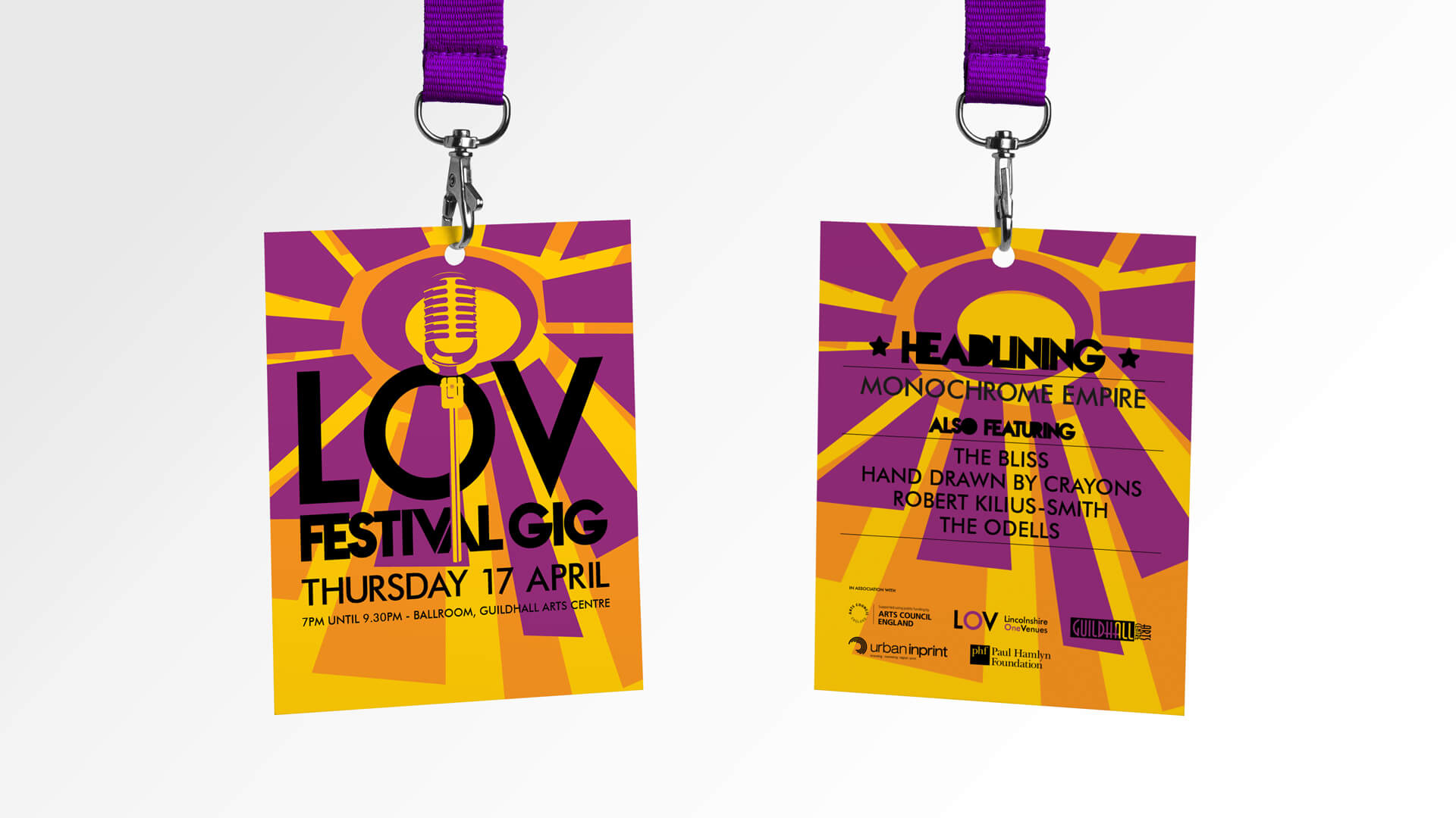 LOV Festival Lanyards