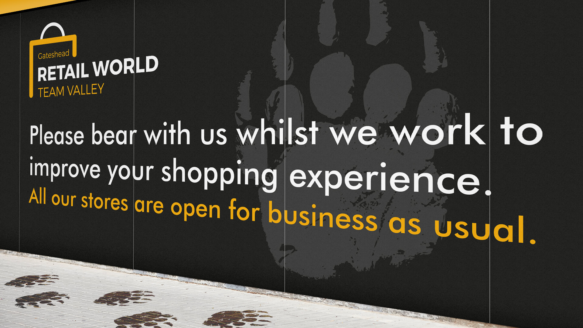 Retail World Hoarding Design